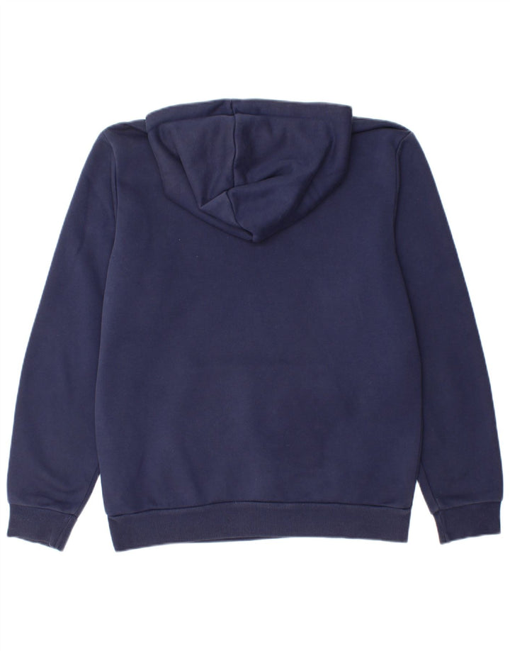 Pulover Puma pentru bărbați, bumbac, albastru bleumarin