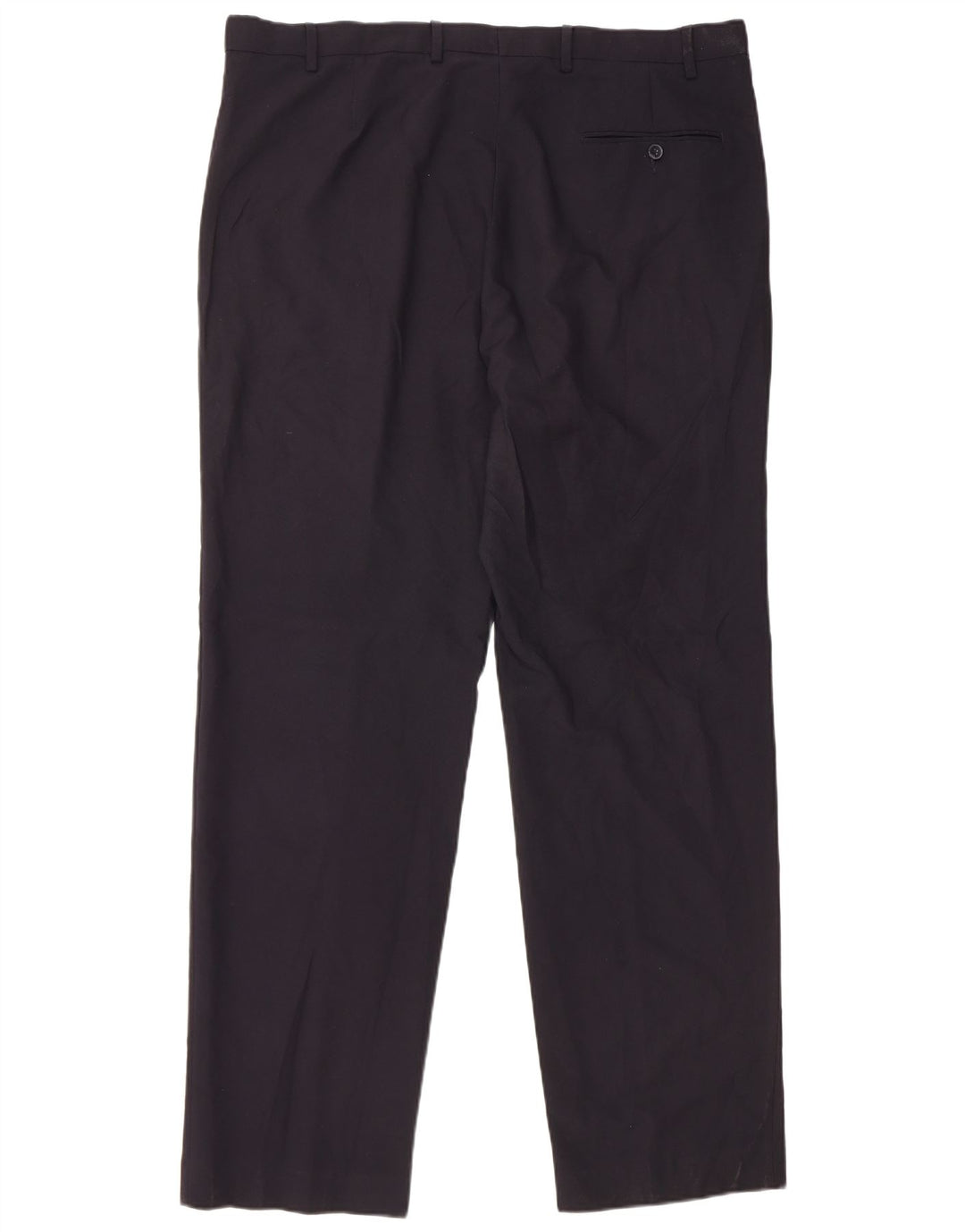 Pantaloni de costum pentru bărbați Marks & Spencer, cu ajustare normală, L40 L33, poliester bleumarin