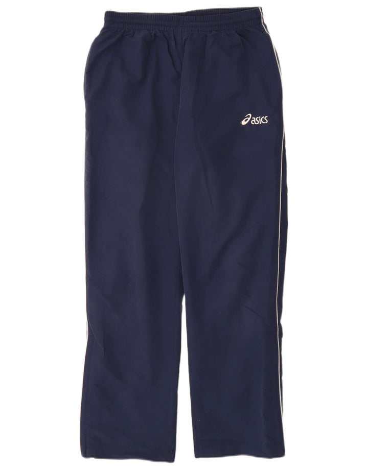 Pantaloni de trening Asics pentru bărbați, poliester, albastru mic