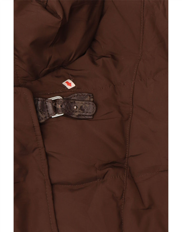 Jachetă căptușită pentru femei GEOX UK 12 Maro Mediu