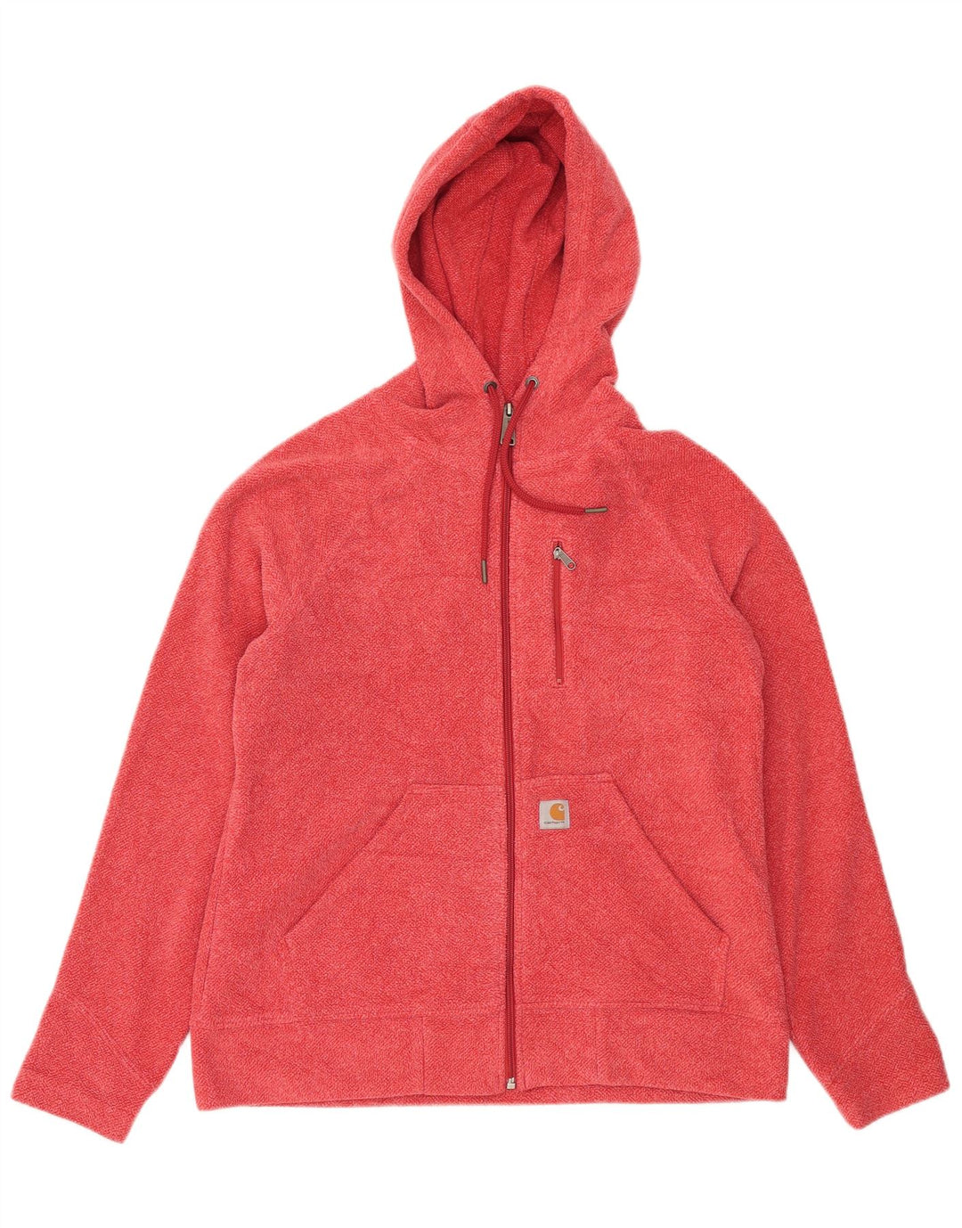 Pulover Carhartt pentru femei, cu fermoar, poliester cu pături roșu mediu US 8/10