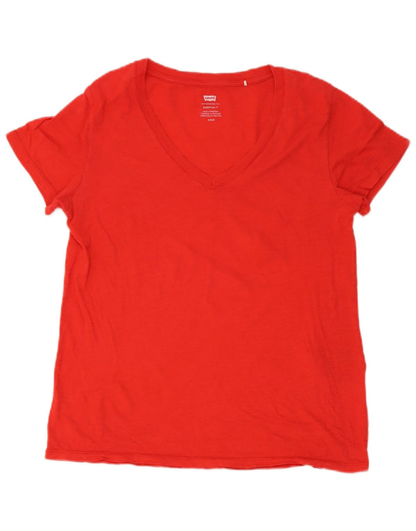 Tricou pentru femei Levi's Top UK 14 Medium Red Bumbac