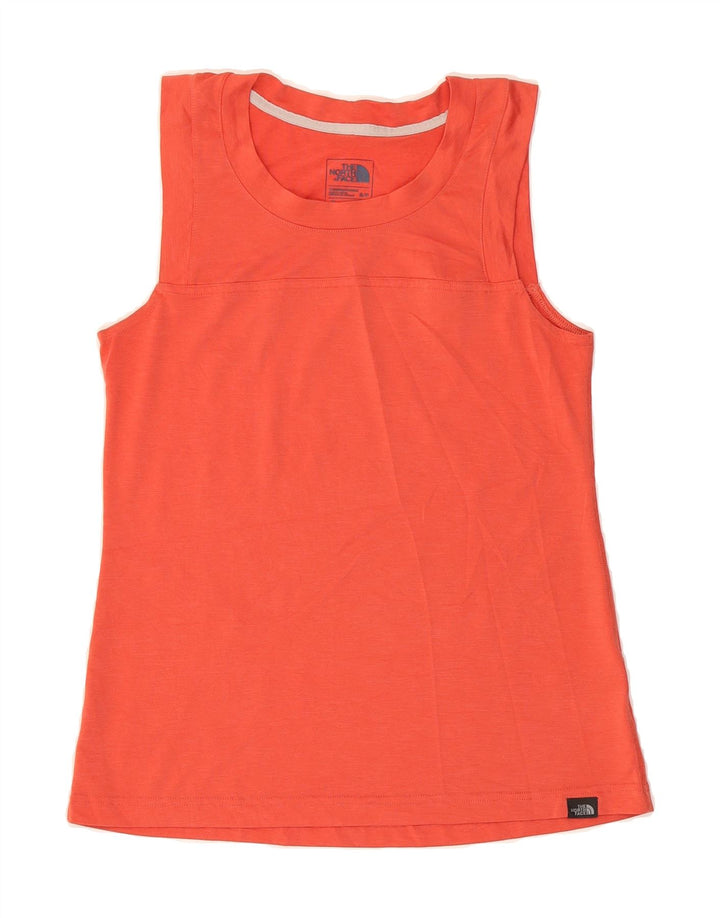 THE NORTH FACE Womens Vest Top UK 10 Small Orange Polyester Vintage The North Face and Second-Hand The North Face from Messina Hembry 