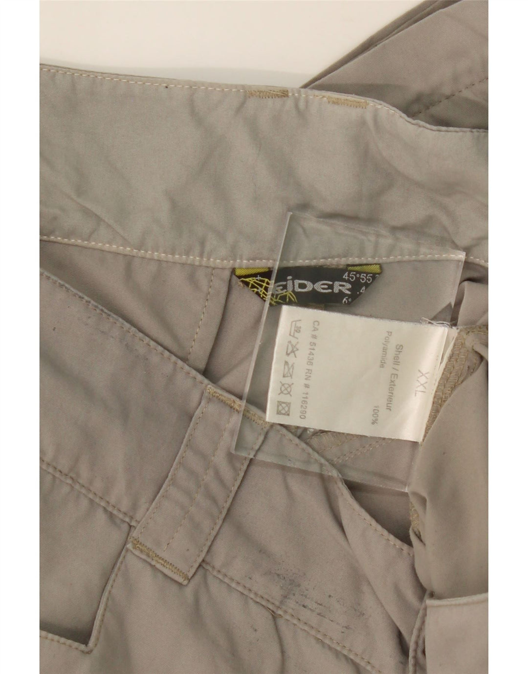 EIDER Mens Cargo Shorts 2XL W42 Grey Polyamide Vintage Eider and Second-Hand Eider from Messina Hembry 