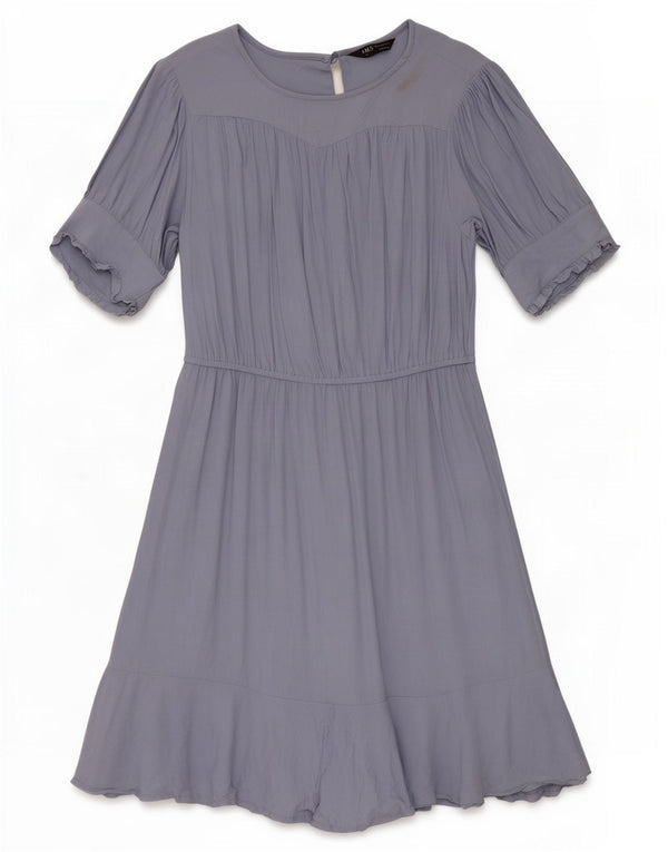 Rochie A-Line pentru femei Marks & Spencer UK 12 Medium Blue Viscose