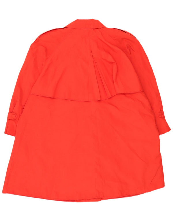 Trenci supradimensionat pentru femei Vintage UK 16 Large Red
