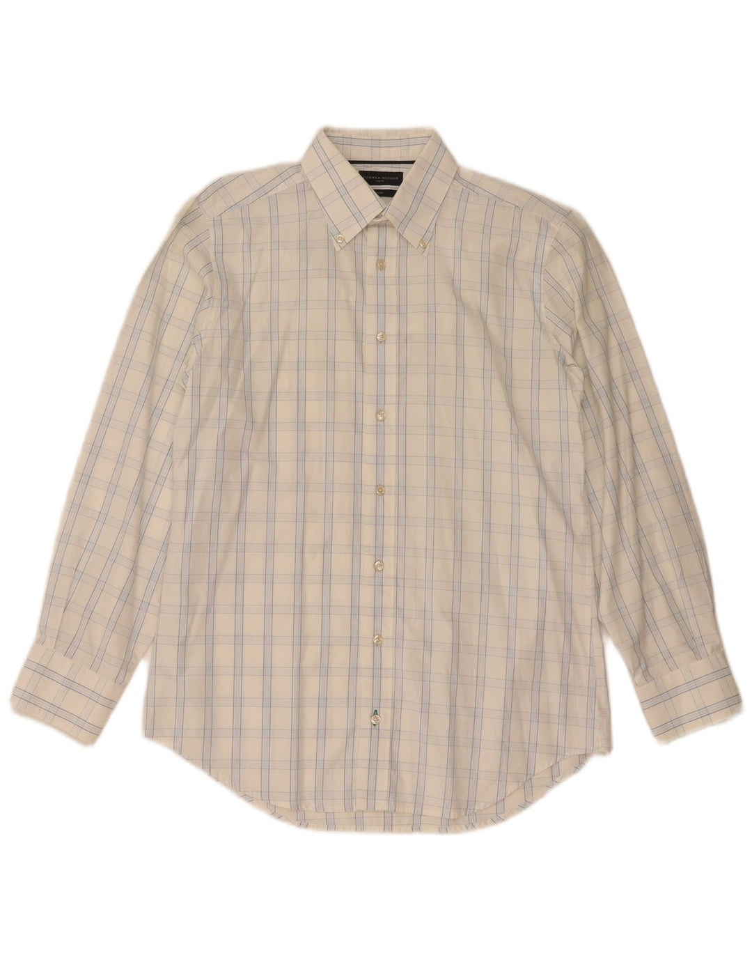 Cămașă pentru bărbați TOMMY HILFIGER Mărimea 38 15 Medium White Check