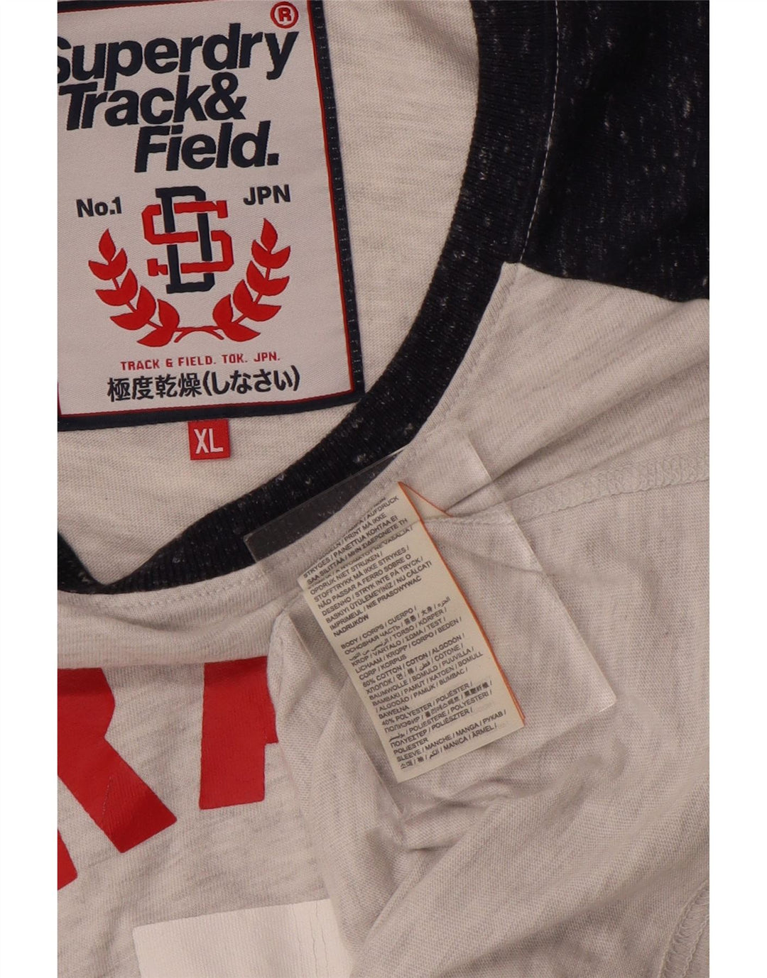 Tricou grafic pentru bărbați Superdry Top XL, gri, bumbac color bloc