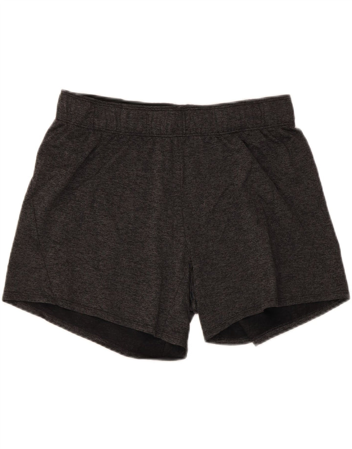 Pantaloni scurți sport Nike Dri Fit pentru femei UK 14 Medium Gri Poliester