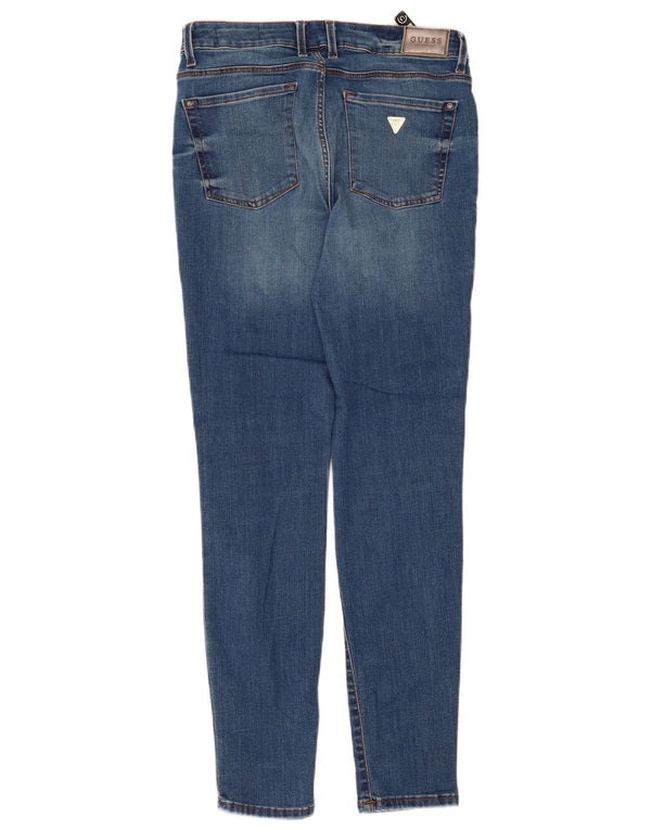 Blugi skinny pentru femei Guess W29 L29 Bumbac albastru