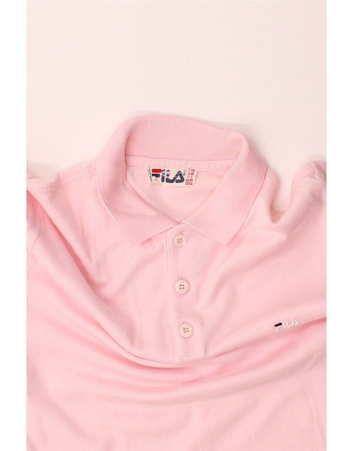 FILA Womens Polo Shirt IT 46 Large Pink Cotton Vintage Fila and Second-Hand Fila from Messina Hembry 