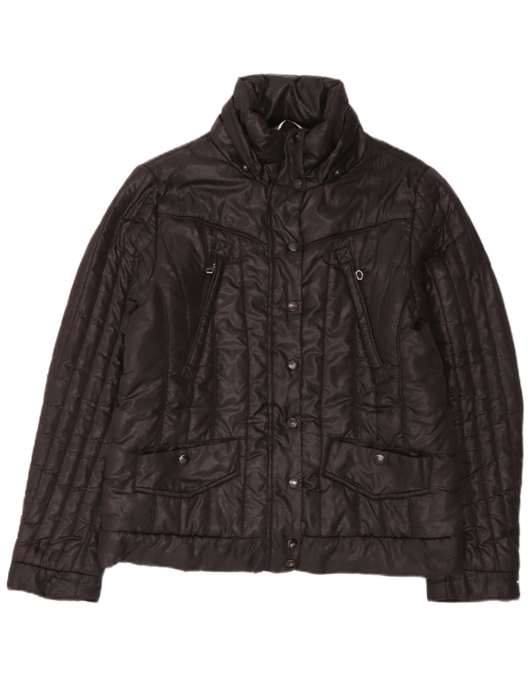 Jachetă căptușită pentru femei Tommy Hilfiger UK 16, mare, negru, poliester