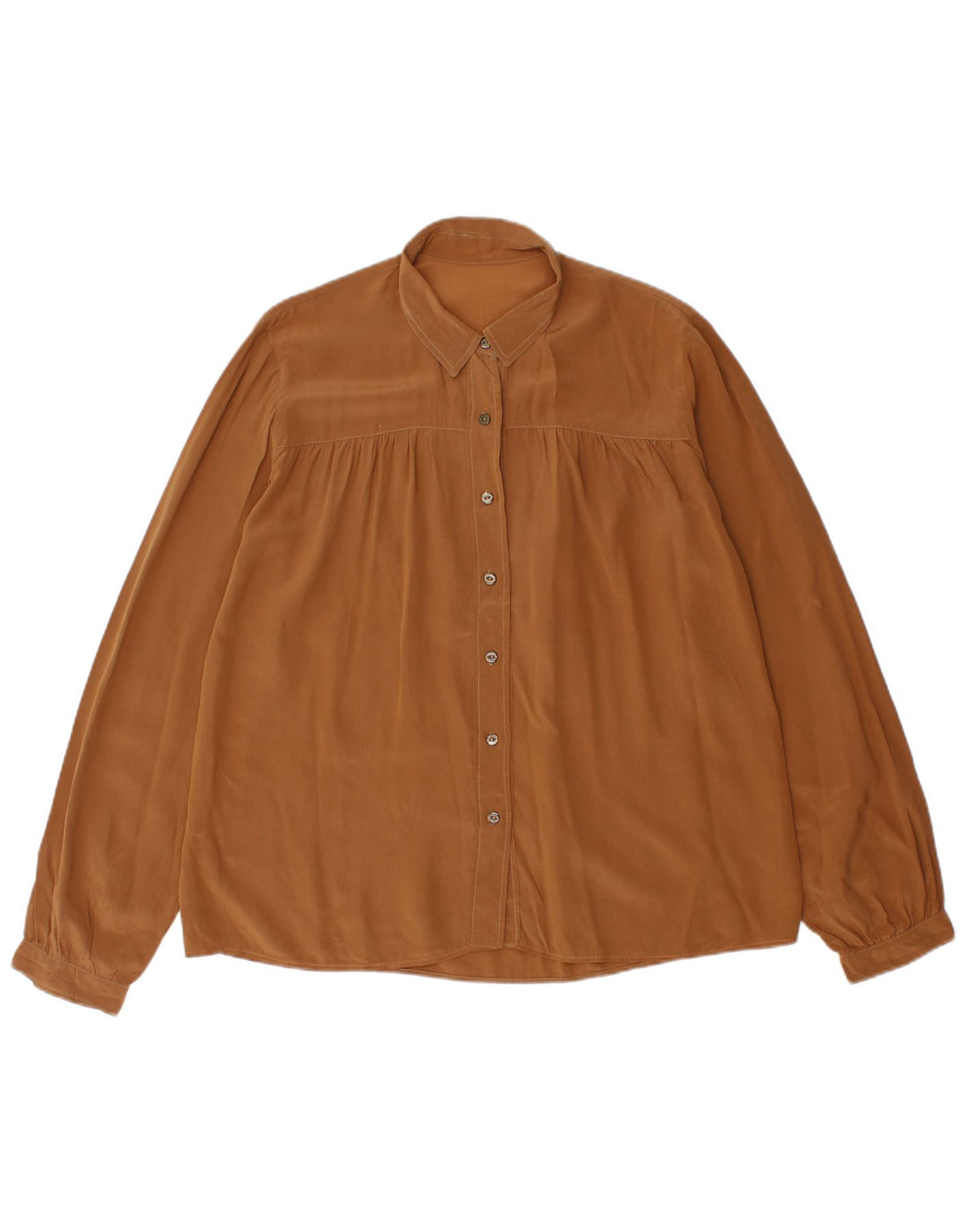 Cămașă VINTAGE pentru femei UK 18 XL Maro