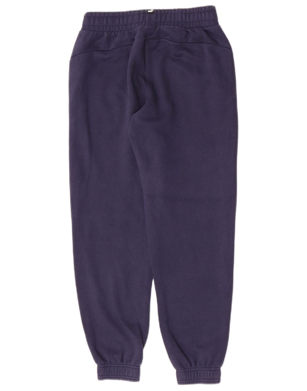 Puma Băieți Pantaloni Trening Pantaloni Joggeri 13-14 Ani Bumbac Bleumarin