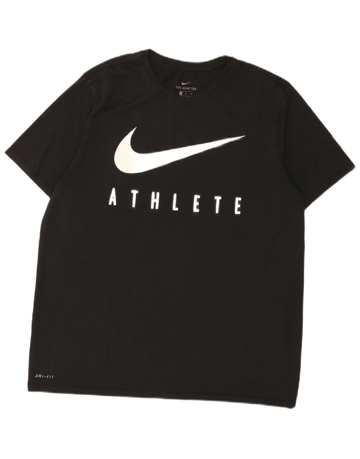 Tricou grafic Nike Dri Fit pentru bărbați Top XL Negru