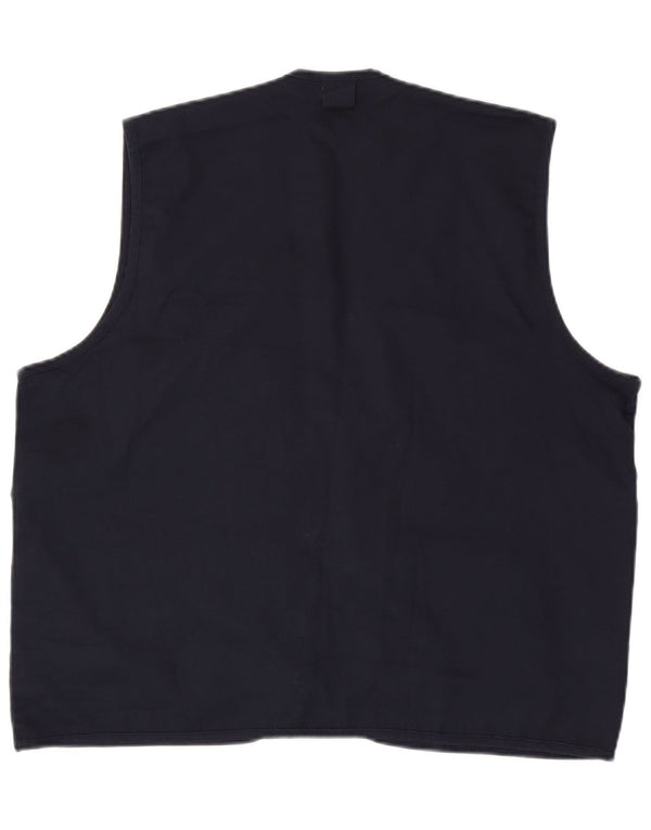 AUSTRALIAN L'ALPINA Gilet utilitar pentru bărbați UK 42 XL Bleumarin Poliester