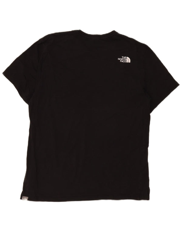 Tricou grafic pentru bărbați The North Face Top mare din bumbac negru