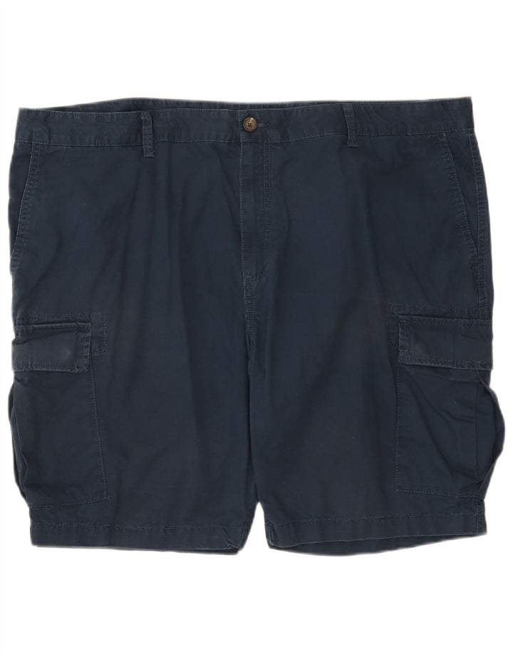 Pantaloni scurți cargo pentru bărbați Marks & Spencer W44 2XL bumbac bleumarin