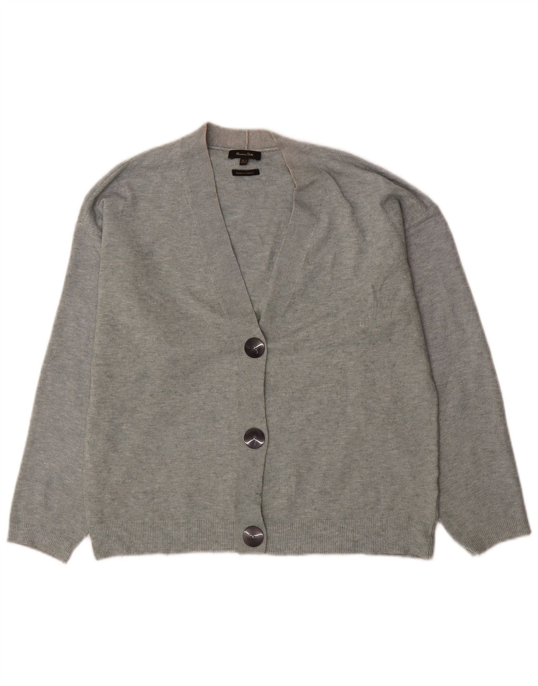Pulover cardigan supradimensionat pentru femei Massimo Dutti UK 6 XS gri
