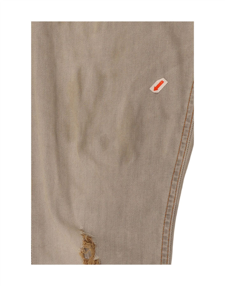 Blugi skinny pentru bărbați GUESS Distressed W32 L32 bumbac gri