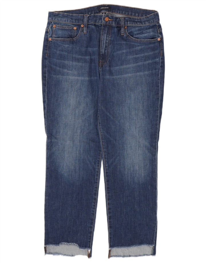 Blugi drepti pentru femei J. CREW L30 L27 Bumbac albastru