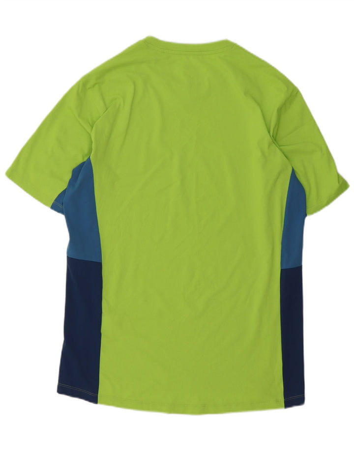 Tricou Jack Wolfskin pentru bărbați Top mic verde poliester color bloc