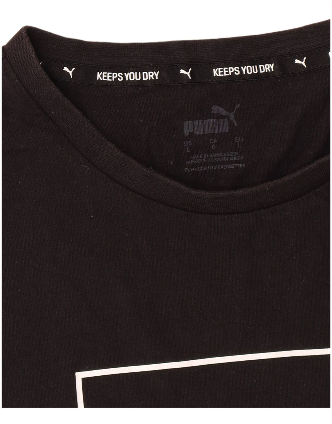 Tricou grafic PUMA pentru bărbați Top mare negru