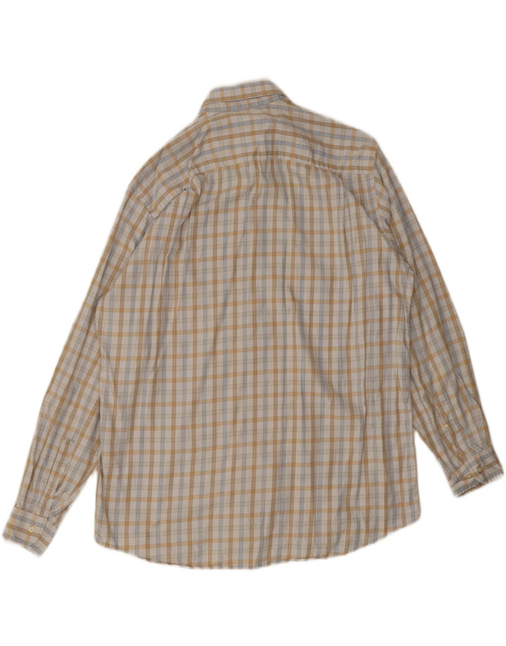 Cămașă bărbătească Lacoste Mărimea 44 XL alb cadru