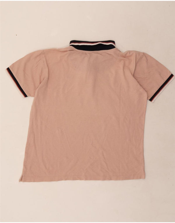 Tricou polo rugby pentru bărbați Lotto, bumbac roz mare