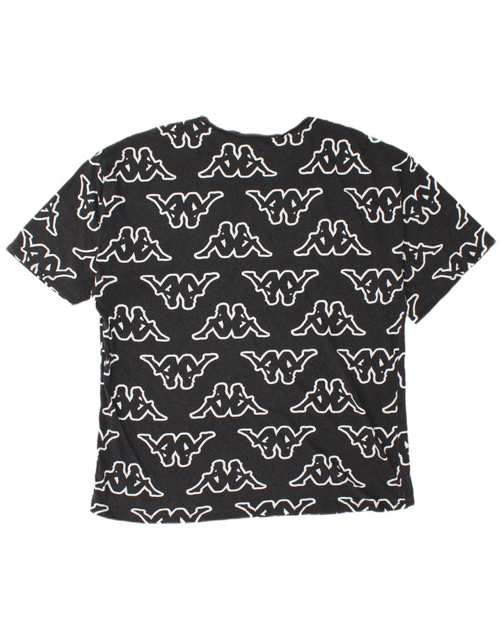 Tricou grafic Kappa Tezenis pentru bărbați Top mare negru