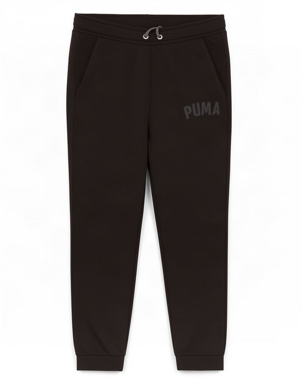 Pantaloni de trening grafic Puma pentru femei Pantaloni de jogging UK 12 Medium Black