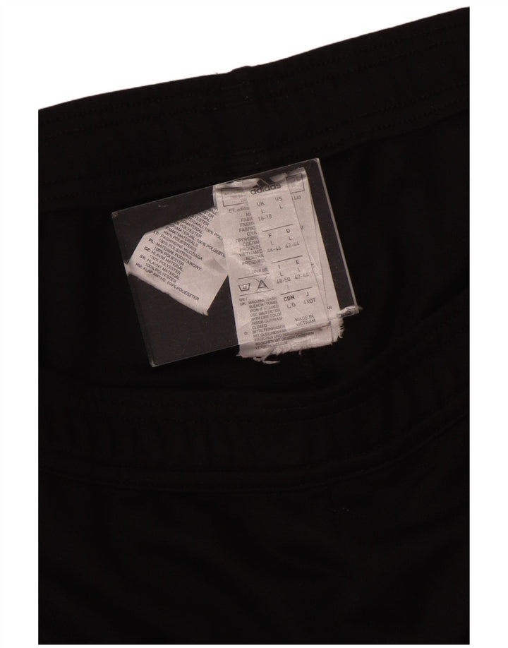Pantaloni de trening Adidas Climacool pentru femei Marea Britanie 16/18 Poliester negru mare