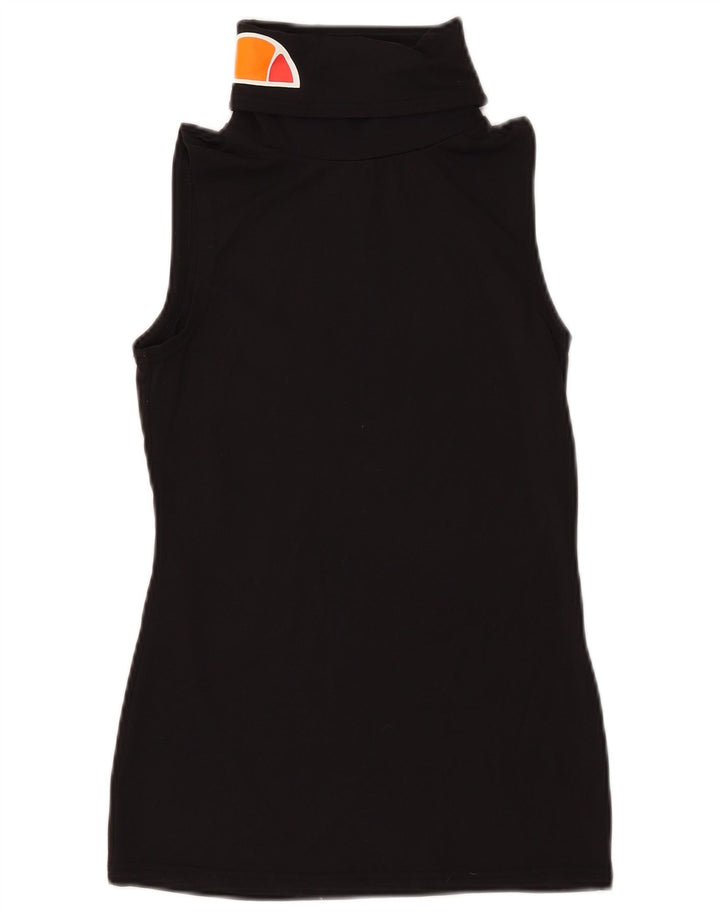 Vestă cu grafică pentru femei Ellesse, UK 10, nailon mic, negru