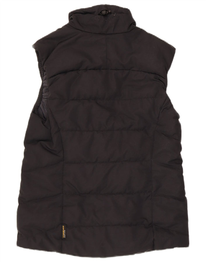 JACK WOLFSKIN Womens Padded Gilet UK 10 Small Black Polyester