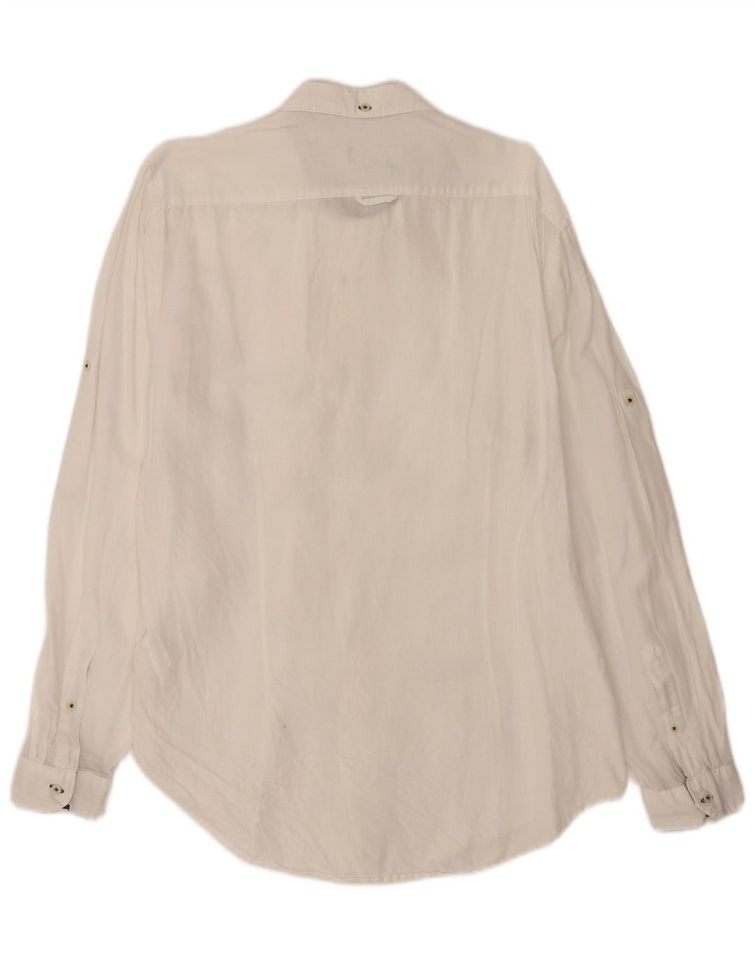 Cămașă pentru bărbați Zara Slim Fit XL, in alb