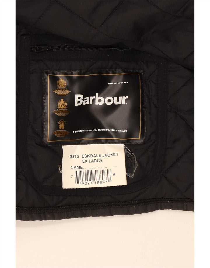 Jachetă matlasată pentru bărbați Barbour UK 42 XL Poliester negru