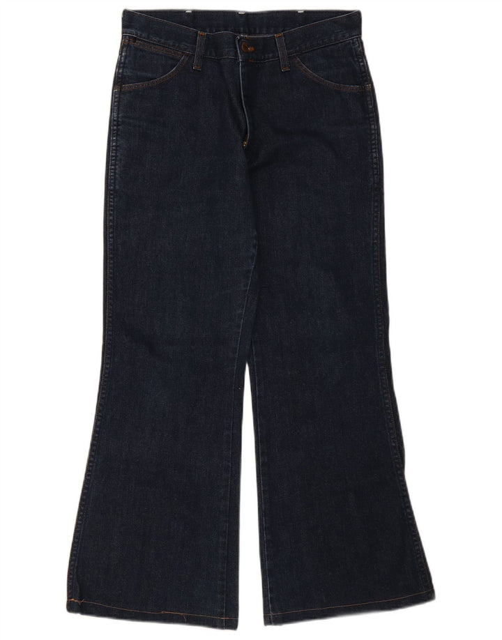 Blugi evazați pentru bărbați Wrangler W30 L28 Bumbac bleumarin