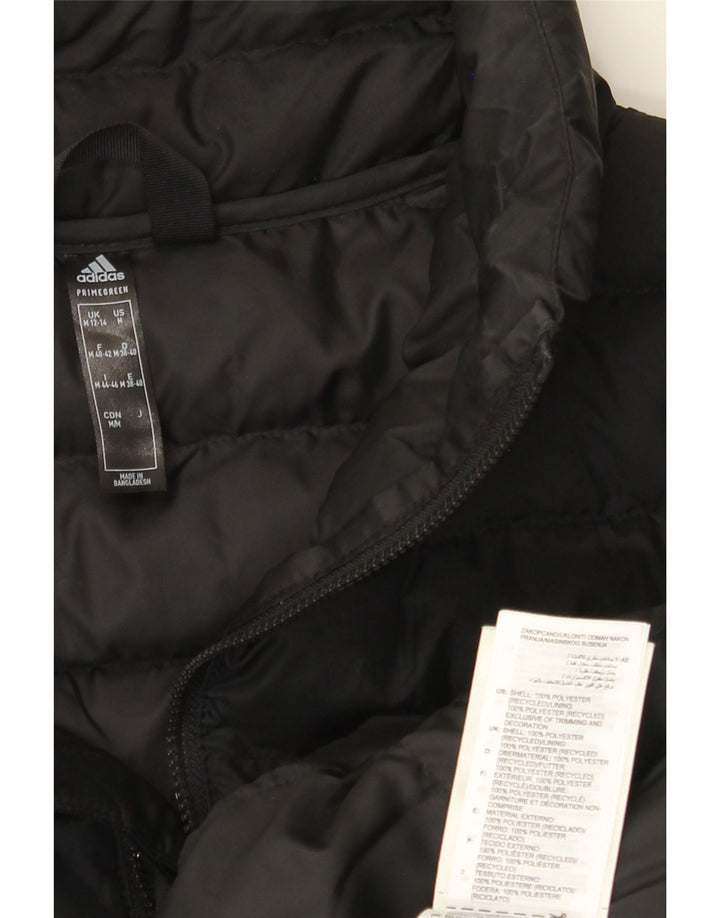 Jachetă căptușită pentru femei Adidas UK 12/14 Poliester mediu negru