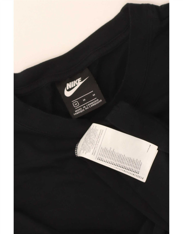 Tricou pentru bărbați Nike Top Mediu Negru Bumbac