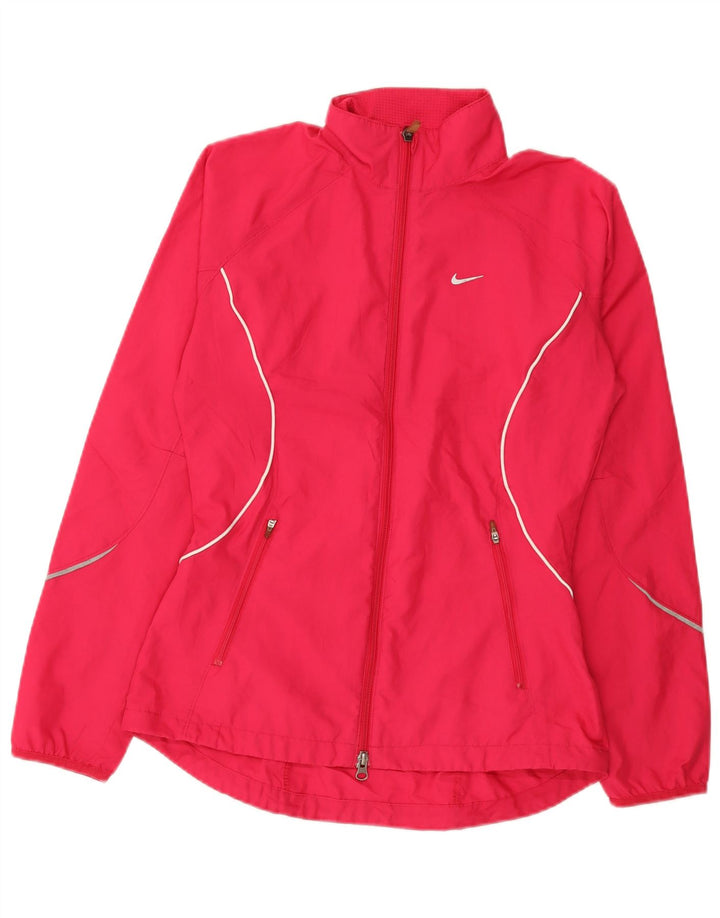 Jachetă de trening pentru femei NIKE UK 10 Poliester roșu mic