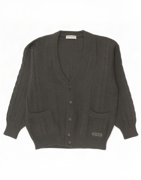 Pulover cardigan pentru bărbați Pierre Cardin IT 48 Medium Khaki