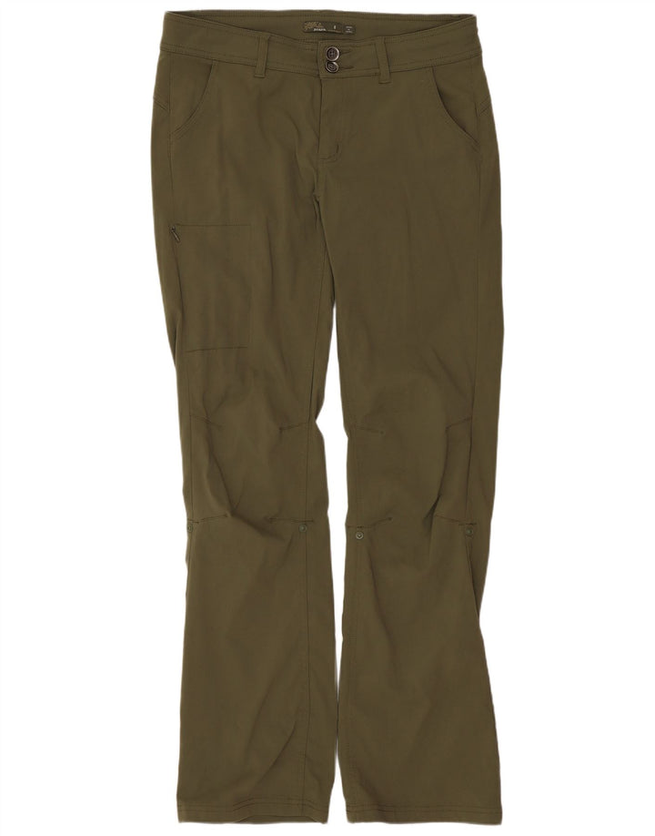Pantaloni cargo drepti pentru femei PRANA US 8 Medium W32 L31 Khaki Nylon