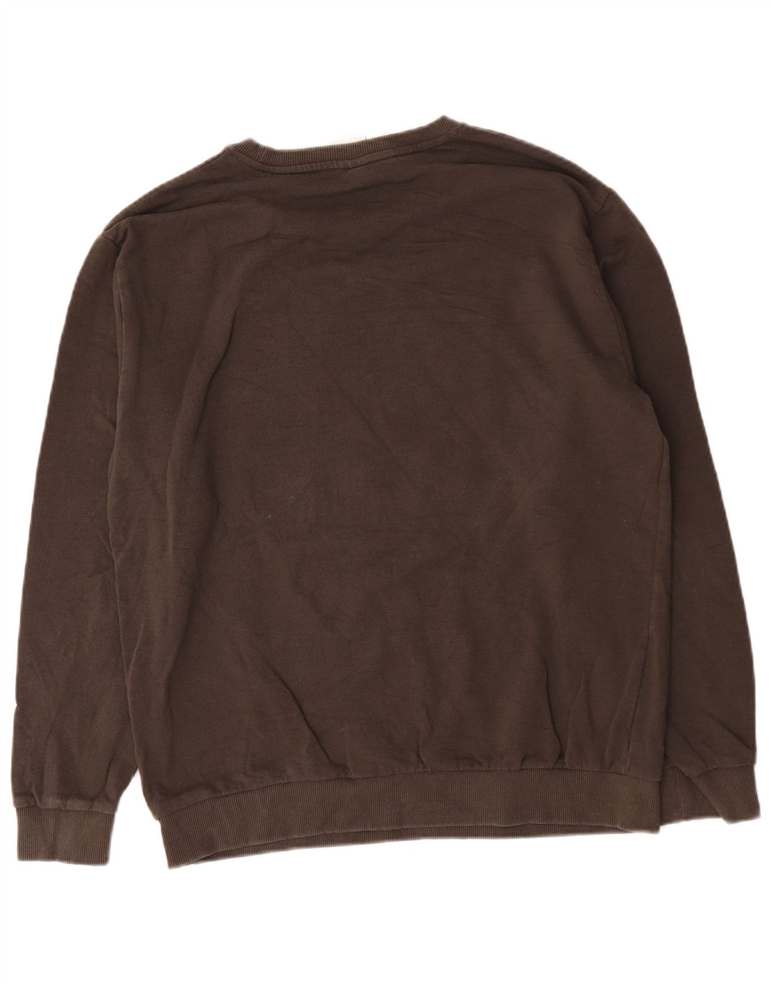 Pulover grafic pentru bărbați Zara XL, bumbac maro