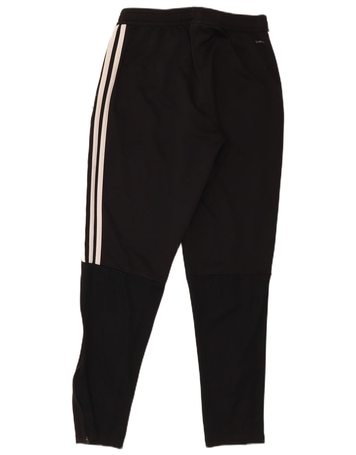 Adidas Pantaloni de trening Climalite pentru bărbați, poliester mediu negru