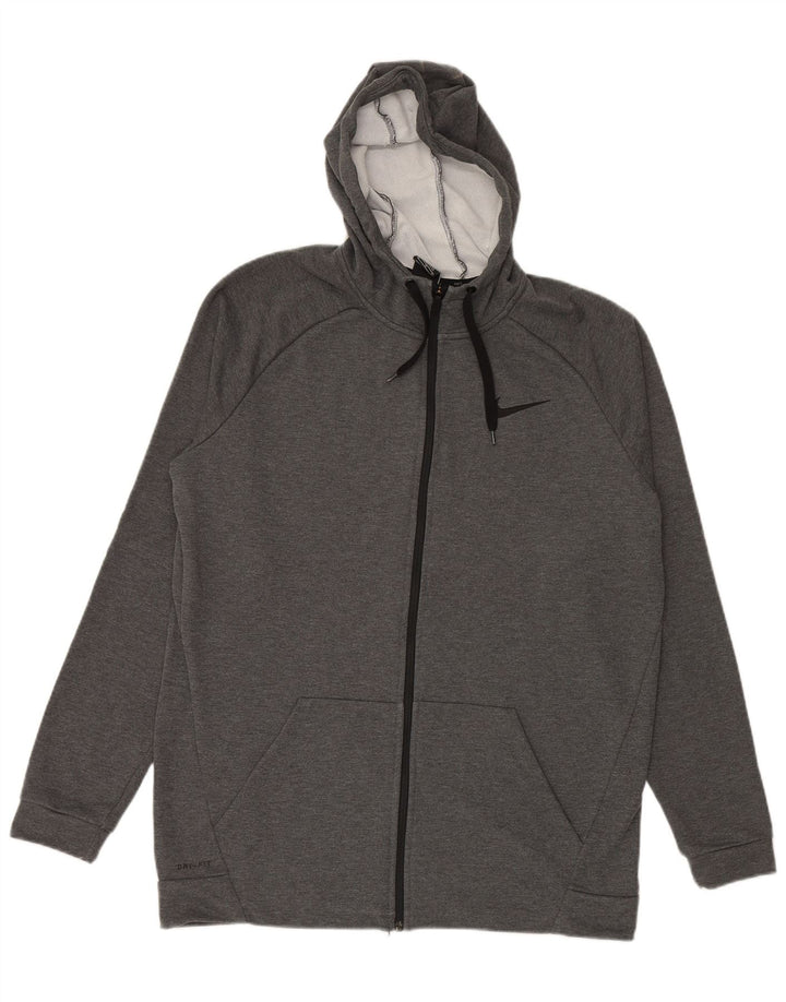 Pulover NIKE pentru bărbați Dri Fit, cu fermoar, poliester XL