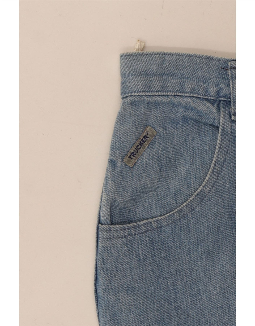 VINTAGE Womens Denim Skirt W24 XS Blue Vintage Vintage and Second-Hand Vintage from Messina Hembry 