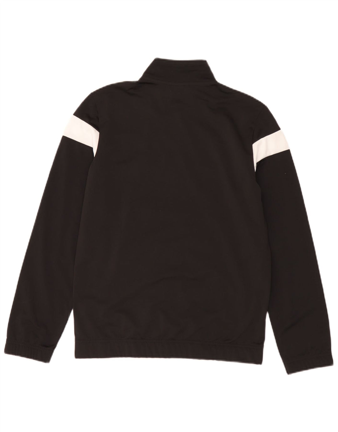 Jachetă de trening Puma pentru băieți 13-14 ani, poliester negru color bloc