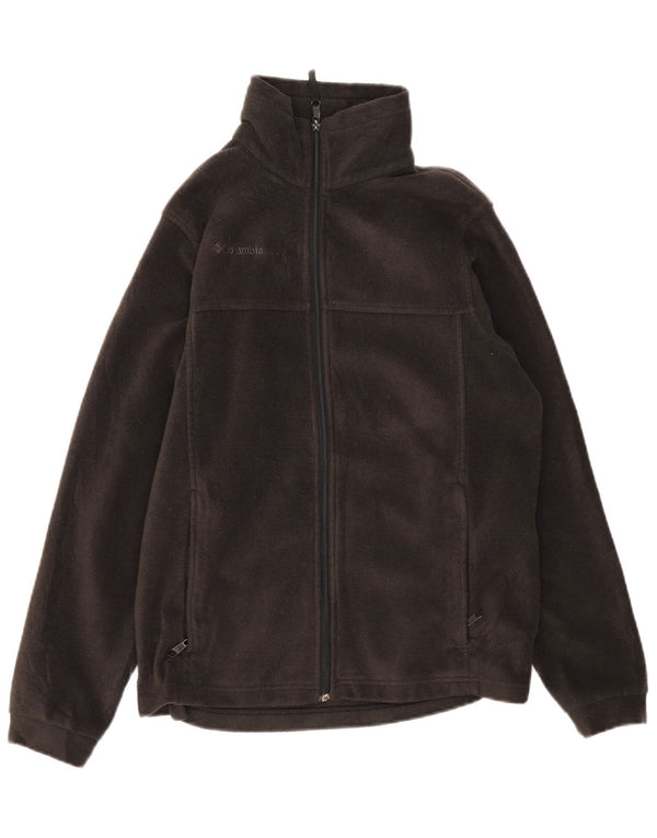Jachetă fleece Columbia băieți 15-16 ani poliester negru