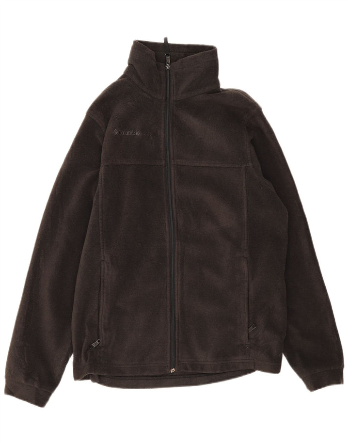 Jachetă fleece Columbia băieți 15-16 ani poliester negru