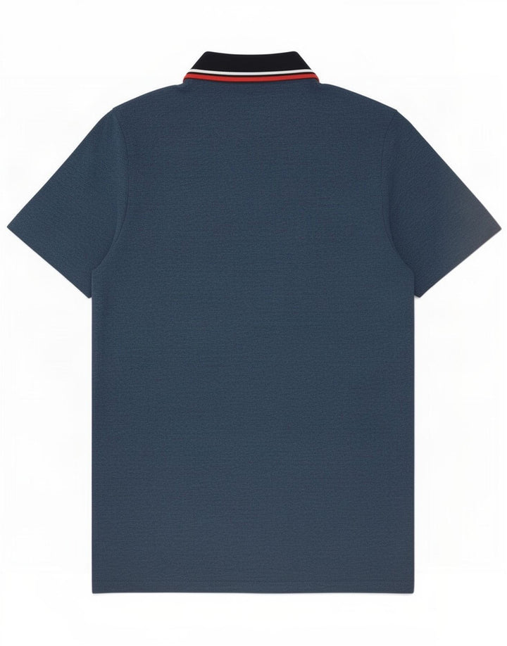 Tricou polo Jack & Jones pentru bărbați, bumbac albastru mediu